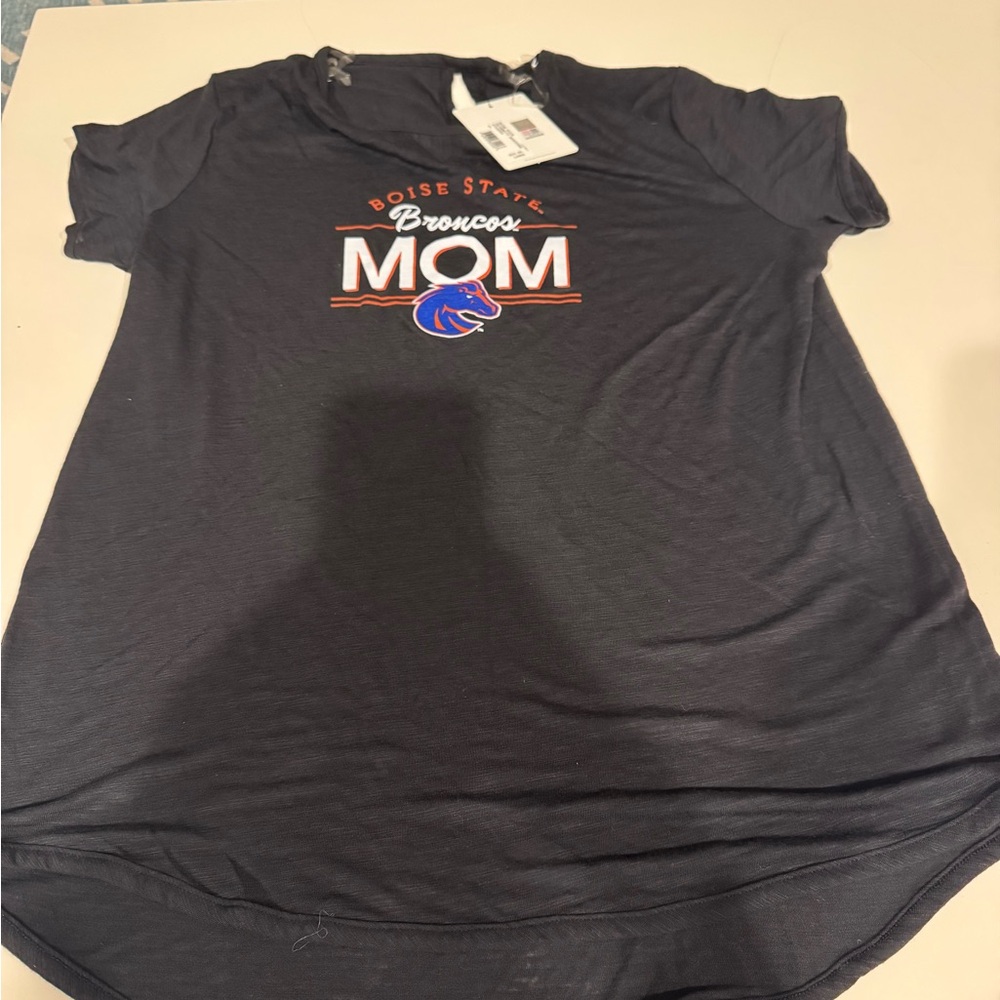 Gear For Sports Boise State stylish Broncos Mom Tee - Black
